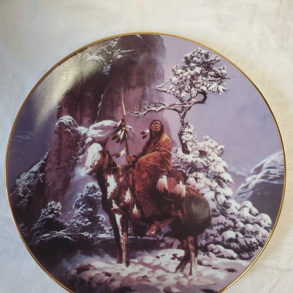 Hamilton Collection "Mystic Warrior" Plate By Chuck Ren - Picture 3 of 3